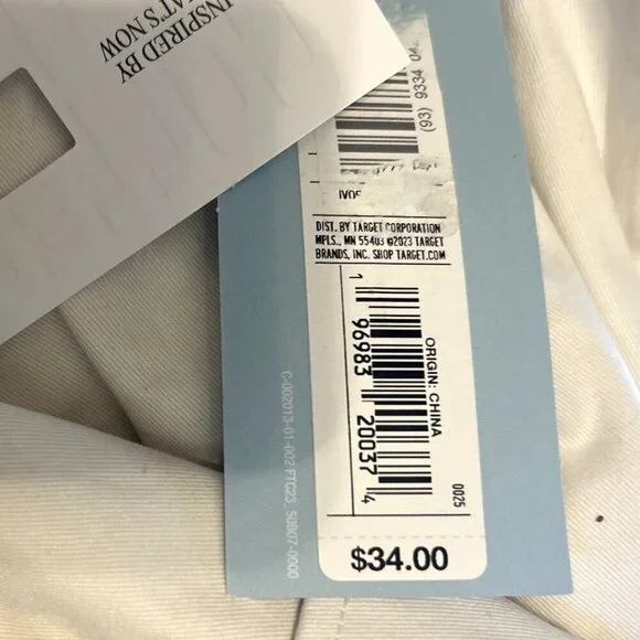 NWOT Future Collective Reese Blutstein Ivory Wrap Cargo Skirt Preppy Street Styl - Picture 5 of 7